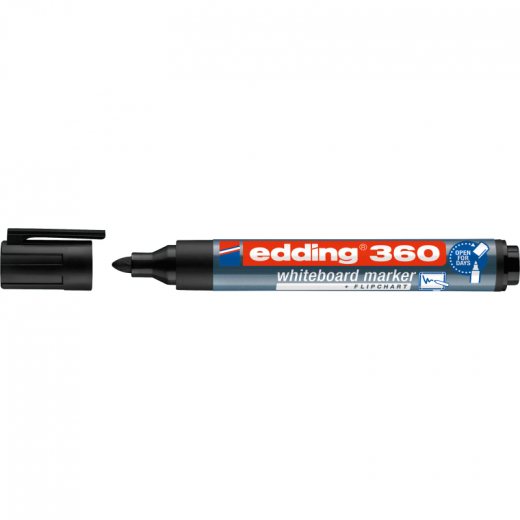 edding Boardmarker 360 4-360001 1,5-3mm Rundspitze nachfüllbar sw,