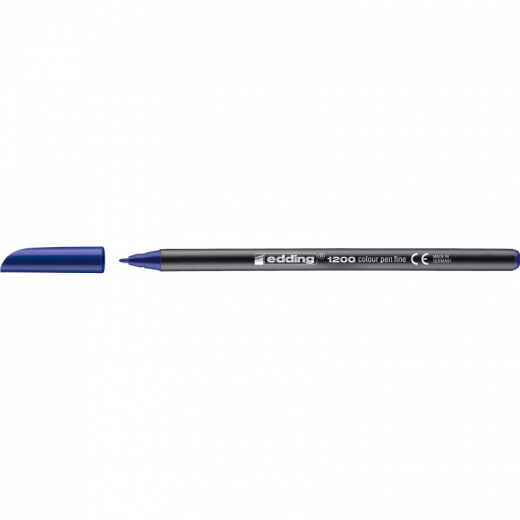 edding Fasermaler 1200 colourpen 4-1200003 blau, - EDD1200BL