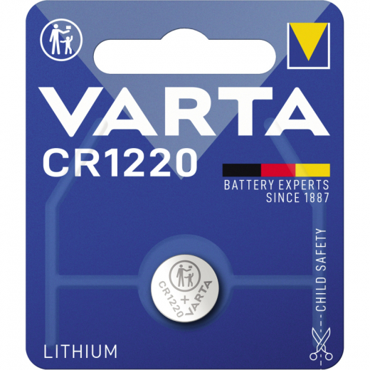 Varta Batterie Electronics 6220101401 CR 1220 Lithium 3V, - VAR06220