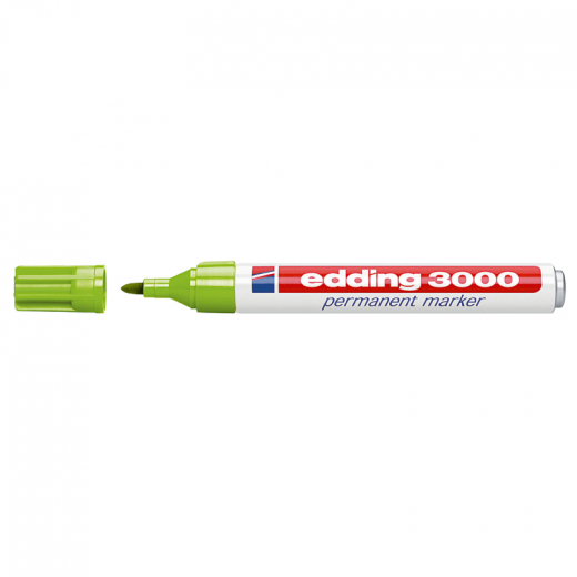 edding Permanentmarker 3000 4-3000011 1,5-3mm Rundspitze h.gn, - 13012614