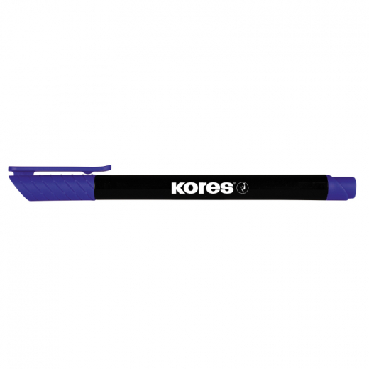 Kores Permanentmarker M22103 Strichstärke M blau,