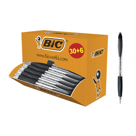 BIC Kugelschreiber Atlantis Classic 920287 0,4mm sw 30+6St.,