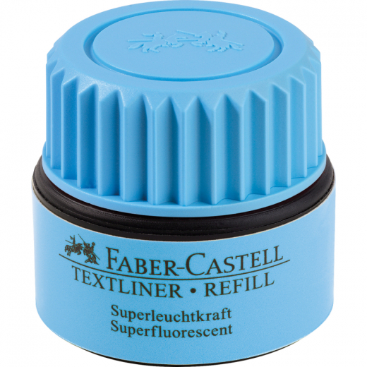 Faber-Castell Nachfülltusche  TEXTLINER 1549 154951 25ml blau, - 70980X