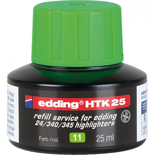 edding Nachfülltusche HTK25 4-HTK25011 25ml hellgrün, - EDDHTK25011