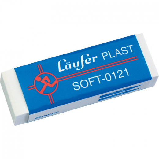 Läufer Radierer Plast Soft 01210 65x21x12mm, - LAE0121