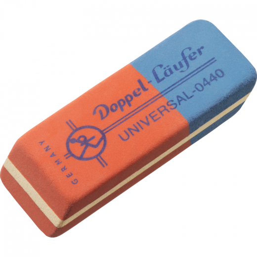 LÄUFER Doppelradierer Universal 04400 f. Blei- Farbkopierst.+Tinte, - LAE0440