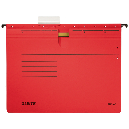 Leitz Hängehefter 19843025 rot 5 St./Pack.,