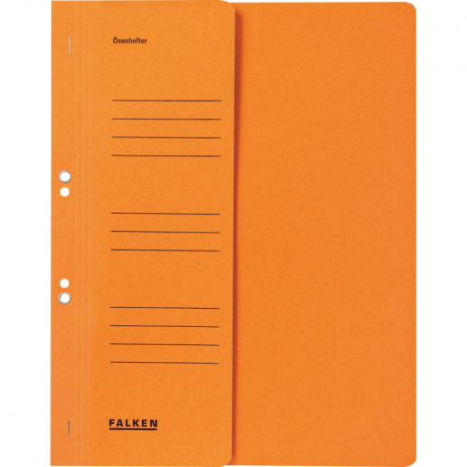 Falken Ösenhefter 80003874 DIN A4 250g/m² orange, - FAL80003874