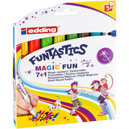 edding Fasermaler FUNTASTICS MAGIC FUN 4-13-8-099 sort. 8St., - 304031799