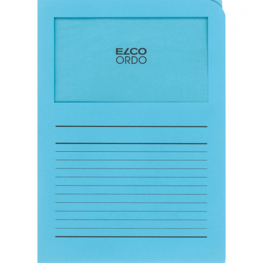 ELCO Sichtmappe Ordo classico 29489.31 A4 blau 100 St./Pack.,