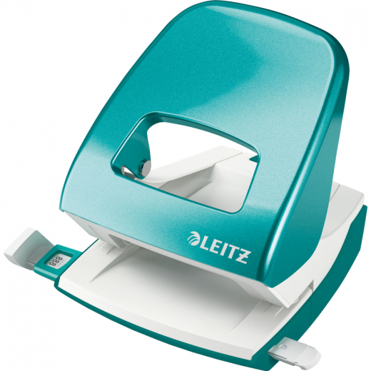 Leitz Locher NeXXt 50081051 max. 30Bl. Metall eisblau, - 10562682