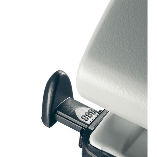 Leitz Doppellocher 51320085 max. 40Bl. Metall grau, - 33813485