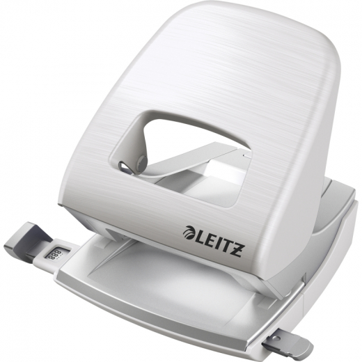 Leitz Locher NeXXt Style 50060004 30Bl Metall artik weiß, - LEI500600AW