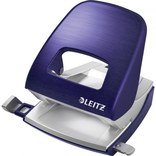 Leitz Locher NeXXt Style 50060069 30Bl Metall titan blau, - LEI500600TBL