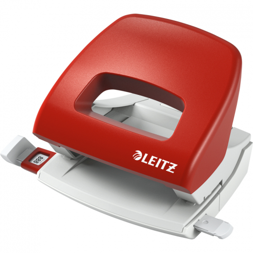 Leitz Locher NeXXt 50380025 max. 16Blatt Metall/Kunststoff rt, - LEI5038RT