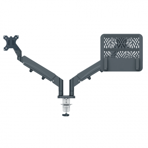 Leitz Monitorarm Ergo 65380089 Dual Laptophalter gr, - 309051013