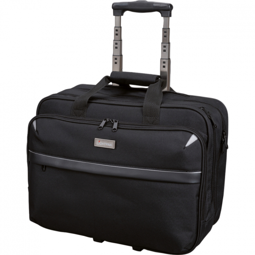 LIGHTPAK Laptoptrolley XRAY 46099 37x27,5x5cm Polyester schwarz, - 540538