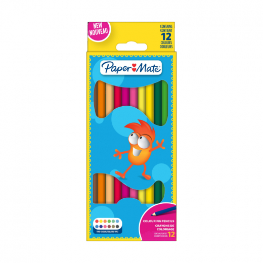 Paper Mate Kids Buntstift 2166490 sort. 12St., - 222063699