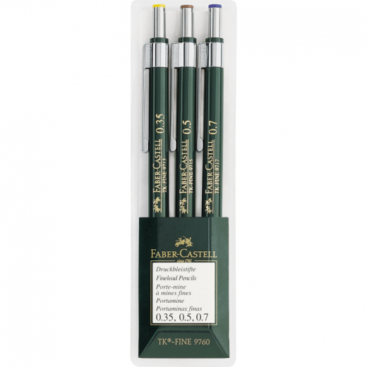 Faber-Castell Druckbleistift TK-Fine 136030 0,35-0,7mm 3St.,