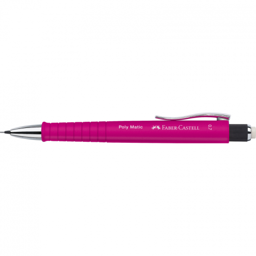 Faber-Castell Druckbleistift POLY MATIC 133328 0,7mm HB pink, - AWF133328