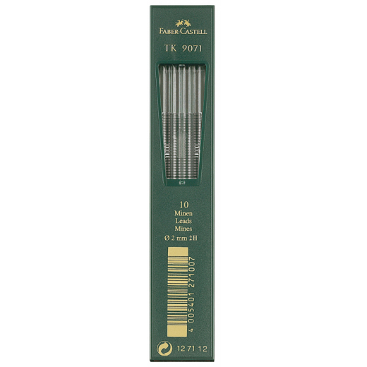 Faber-Castell Fallmine TK 9071 127113 2mm 3H 10 St./Pack.,