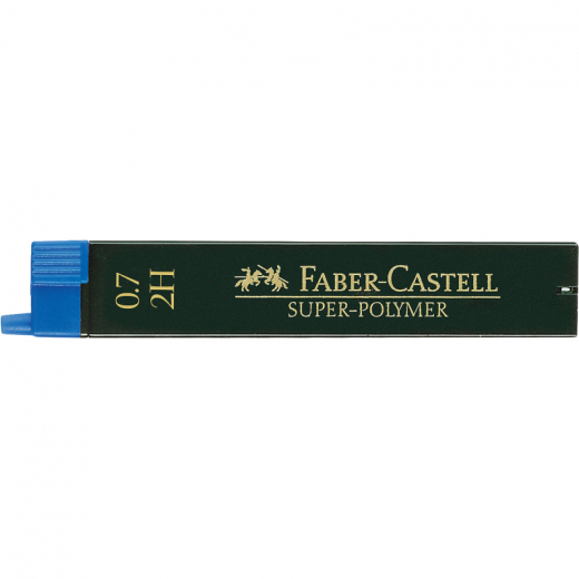 Faber-Castell Feinmine SUPER POLYMER 120712 2H 0,7mm 12 St./Pack, - 5652425