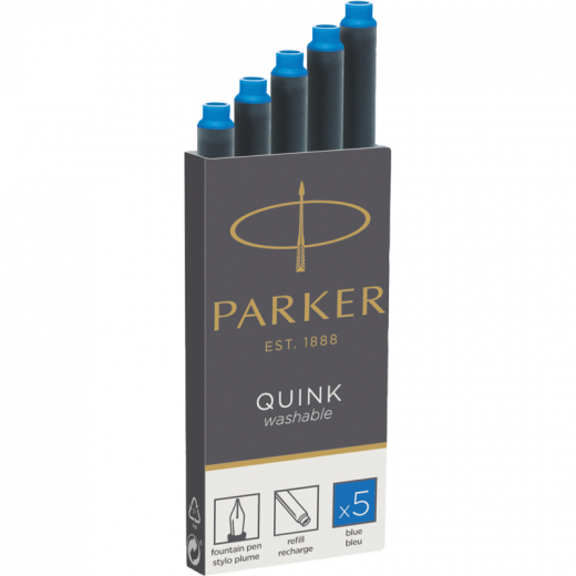 Parker Tintenpatrone QUINK 1950383 Königsbl 5 St./Pack., - 311056350