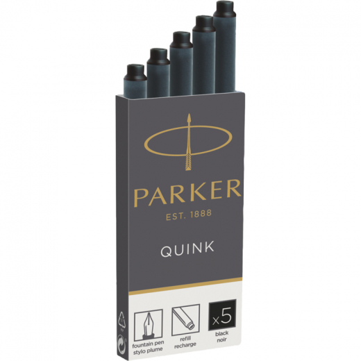 Parker Tintenpatrone Quink Z44 1950382 S0116200 sw 5 St./Pack., - 311056390