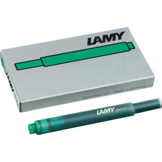 Lamy Tintenpatrone T10 1211478 grün 5 St./Pack., - 313003260