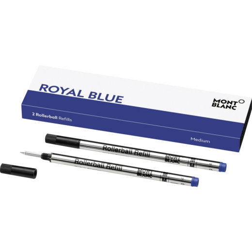 Montblanc Tintenrollermine 128233 royal blue M bl 2 St./Pack., - 313015450