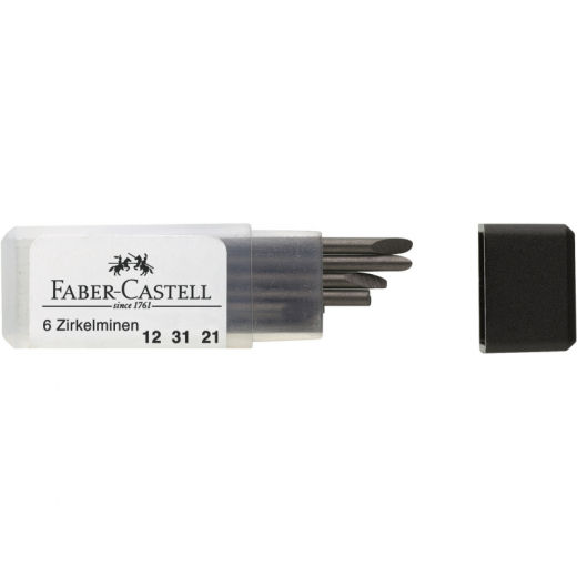 Faber-Castell Zirkelmine 123121 in Dose 6 St./Pack., - 18012941