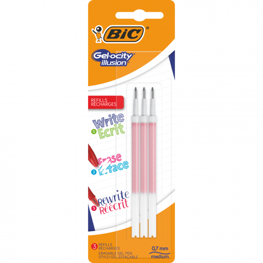 BIC Gelmine Gel-ocity Illusion 505383 rt 3St., - 313004930