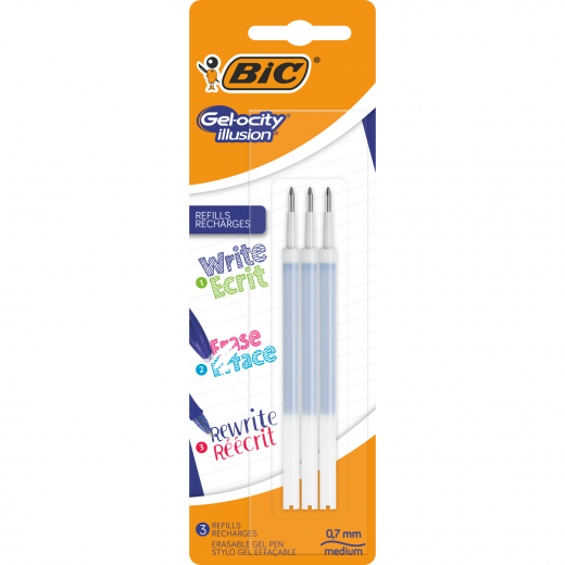 BIC Gelmine Gel-ocity Illusion 505381 bl 3St., - 313004950