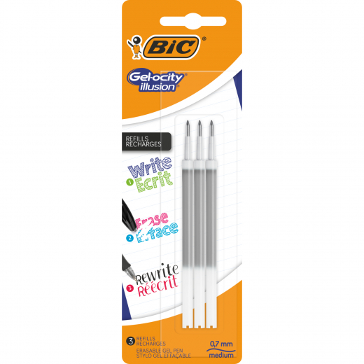 BIC Gelmine Gel-ocity Illusion 505384 sw 3St., - 313004990