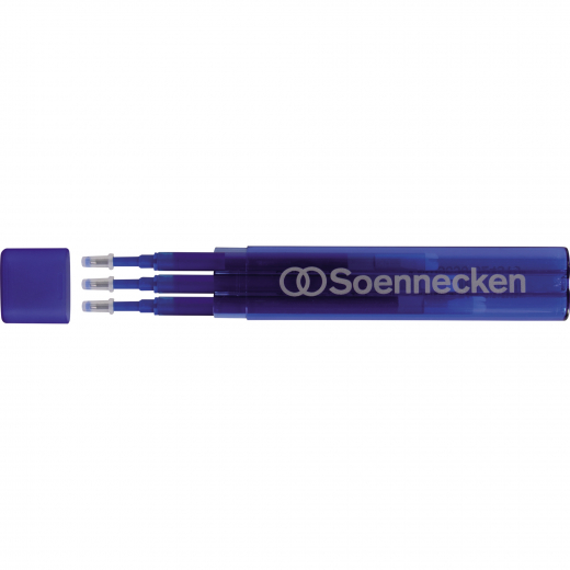 Soennecken Ersatzmine Tintenroller 2208 blau 3 St./Pack., - 313006350