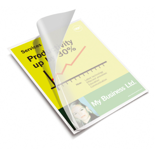 GBC Folientasche HighSpeedPouch IB049033 DIN A4 80mic 100 St./Pack., - 048476