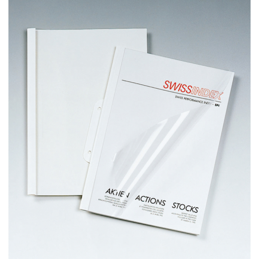 GBC Thermobindemappe TC080070 DIN A4 10-15Bl. weiß 100 St./Pack.,