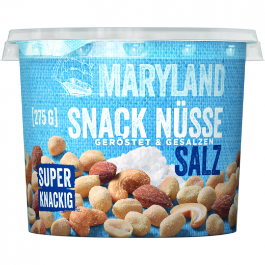 MARYLAND Snack Nüsse Salz 18403 275g, - 492150800