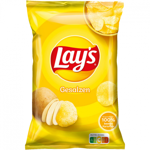 Lays Chips Gesalzen 9x150g, - 492186700