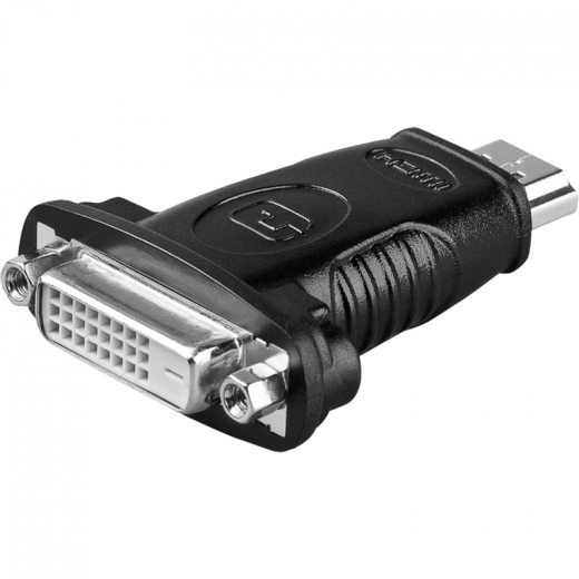 Goobay Adapter HDMI/DVI-D 68098 HDMI Stecker auf DVI-D Buchse, - 785005600