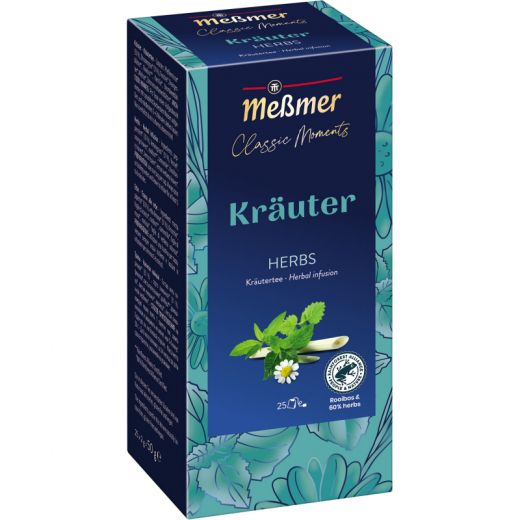 Meßmer Tee Classic Moments 106725 Kräuter 25St., - 492134800