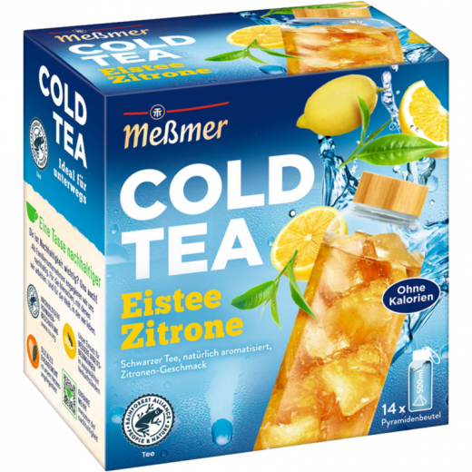 Meßmer Tee COLD TEA 106989 Eistee Zitrone 14St., - 492136000