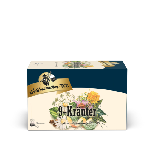 Goldmännchen Tee 4416 9-Kräuter 20 St./Pack., - 492146300