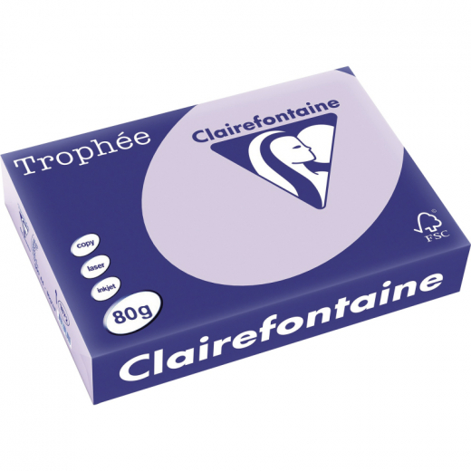 Clairefontaine Kopierpapier 1872C A4 80g lila 500Bl., - 856358