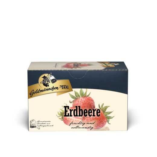 Goldmännchen Tee 4481 Erdbeere 20 St./Pack.,