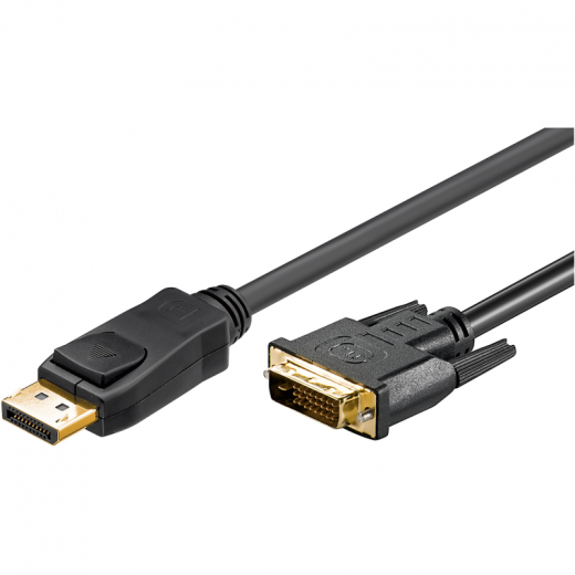 Goobay DisplayPort-Adapter 51961 DP/DVI 2m schwarz,