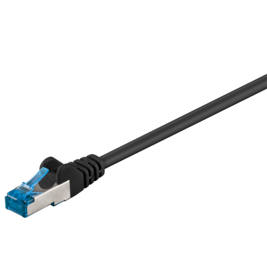 Goobay Netzwerkkabel 93664 CAT 6a 0,5m schwarz, - 785094400