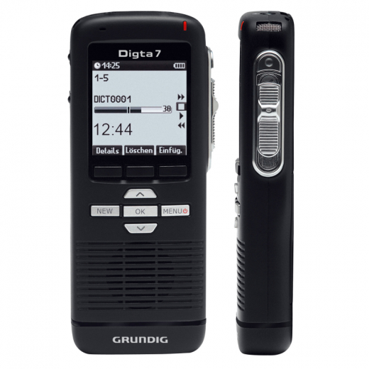 Grundig Handdiktiergerät Digta 7 PDM7020-12 Type 702 digital schwarz, - 721483790