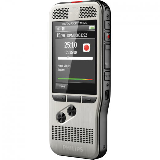 Philips Diktiergerät Digital Pocket Memo DPM6000/02, - 721533400