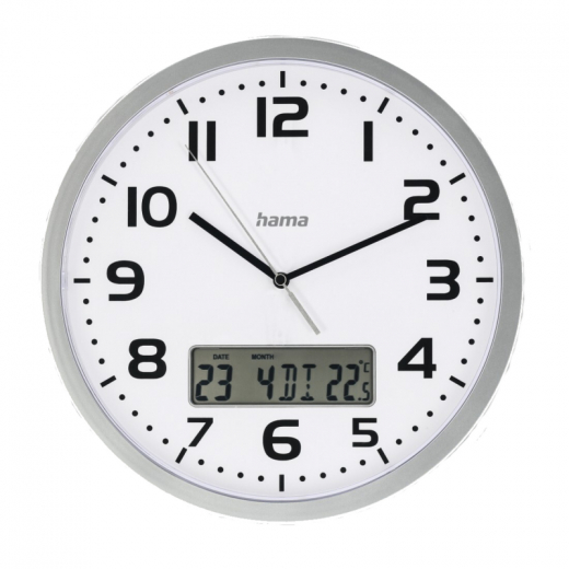 Hama Wanduhr Moorea 00185878 30cm si, - 491012995